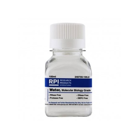 Rpi Water, Molecular Biology Grade, DNase and RNase Free, 100 ml 248700-100.0
